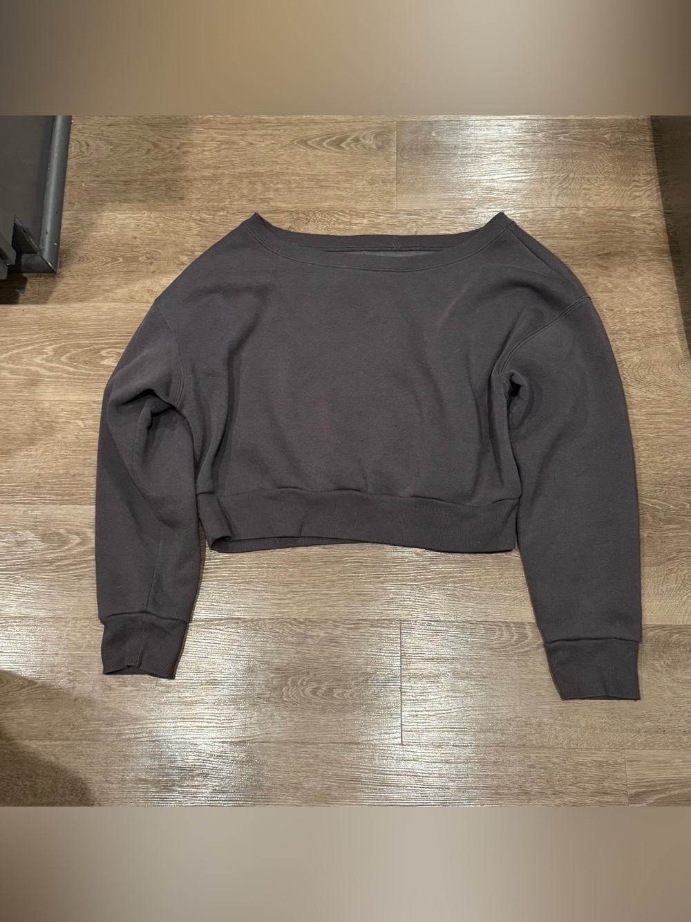 Off-the-Shoulder Cropped Sweater